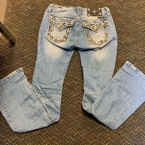 Miss Me signature boot cut jeans size 27
